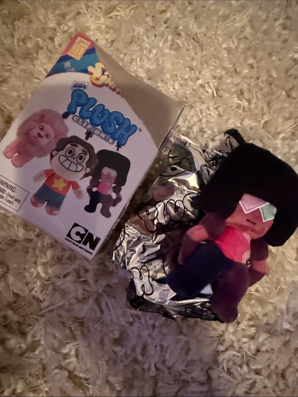 Cartoon Network Steven Universe Garnet Clip On Keychain- New Only Opened